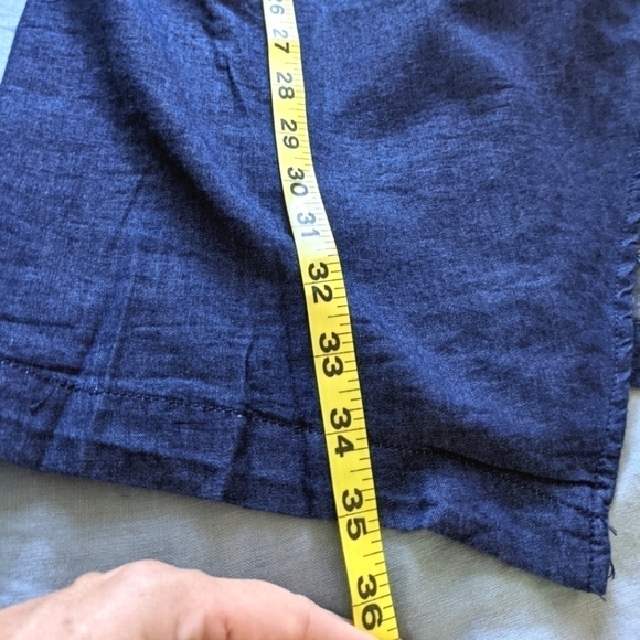 DENIM Shark Bite Shawl Collar Jacket S - Picture 5 of 14